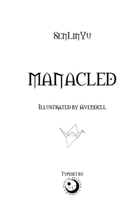 manacled senlinyu|manacled senlinyu typeset.